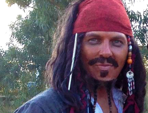Captain Jack Sparrow Impersonator Perth