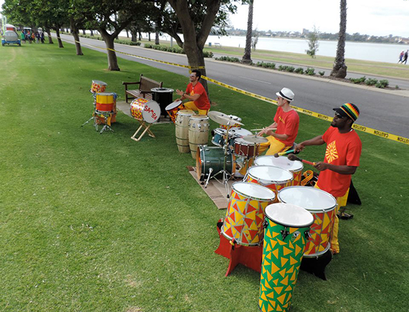 Brazilian Samba Drummers and Dancers Perth