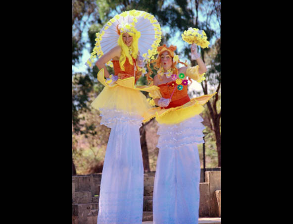 Spring Costume Stilt Walkers Perth